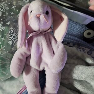 3 Pc Set.  Ty Beanie Babies Hippity Hoppity And FloppityPlush